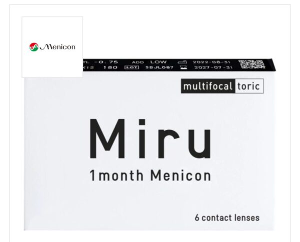Lenti a contatto Mensili Miru Multifocali Toriche